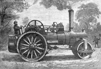 Machine Routiere, převzato z Science Illustré, 1891 od French School