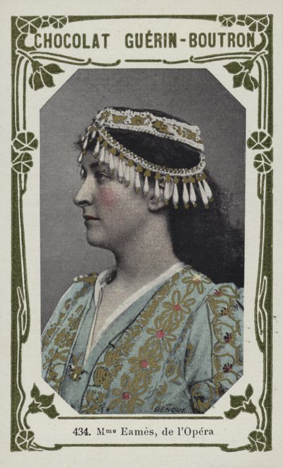 Madame Eames, de lOpera (barevná fotografie) od French School