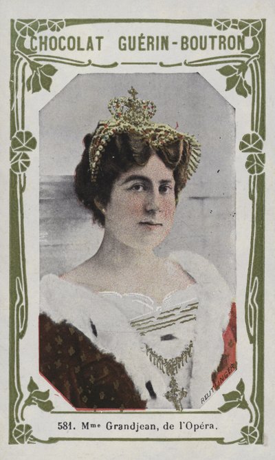 Madame Grandjean, z opery (barevné foto) od French School