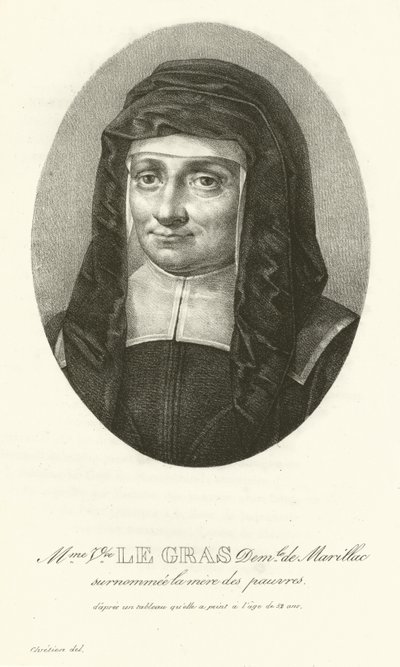 Madame Le Gras, Louise de Marillac od French School