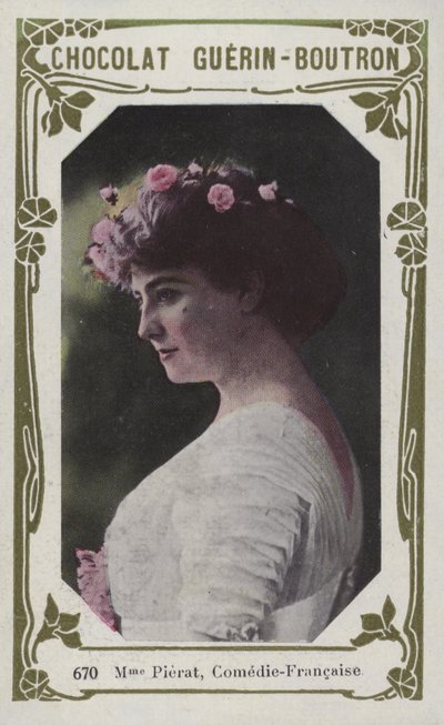 Madame Pierat, Comedie-Francaise (barevná fotografie) od French School