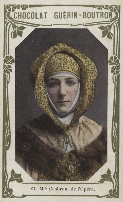 Mademoiselle Cesbron, de lOpera (barevné foto) od French School
