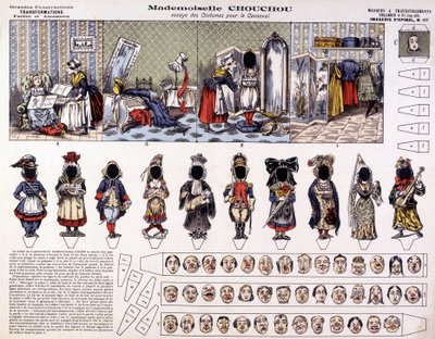 Mademoiselle Chouchou - Vyzkoušejte kostýmy na karneval: proměny. 19. století. od French School
