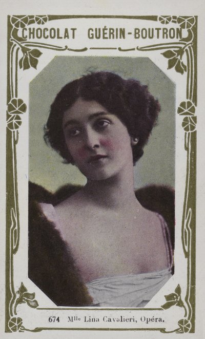 Mademoiselle Lina Cavalieri, Opera (barevné foto) od French School
