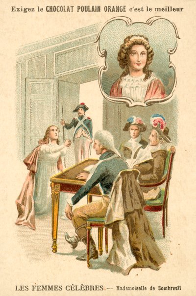 Mademoiselle de Sombreuil, Francouzská revoluce (chromolitho) od French School
