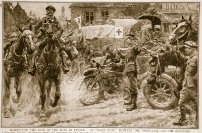 Udržování pravidel na cestách ve Francii: služba mezi palebnou linií a zálohami, 1914-19 od French School