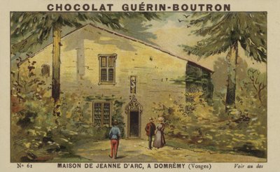Dům Johanky z Arku, v Domremy, Vosges od French School