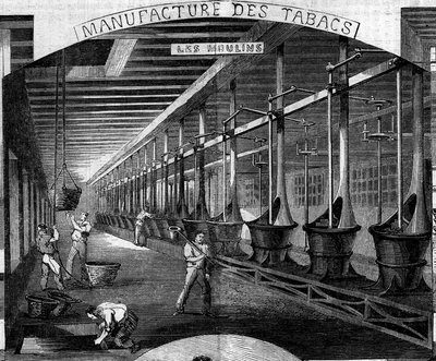 Tabáková továrna, Paříž od French School