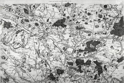 Mapa (z Beauvais do Senlis) Cassiniho, kterou připravila rodina Cassiniů, zejména Cesar-François Cassini (Cassini III) a jeho syn Jean-Dominique Cassini (Cassini IV). Mapové listy byly pořízeny v letech 1756-1789 a 181 listů mapy bylo vydáno od French School