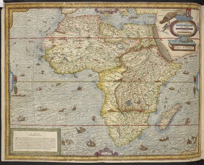 Mapa Afriky, Table d