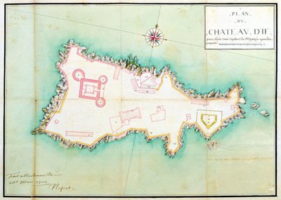 Mapa hradu If od French School