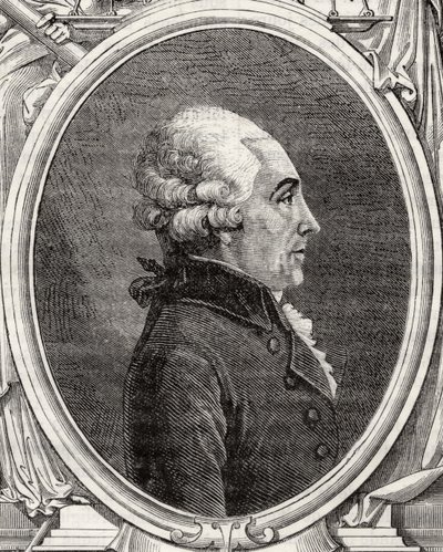 Marc-Guillaume Alexis Vadier, z „Histoire de la Revolution Francaise“ od Louise Blanca (1811-82) od French School