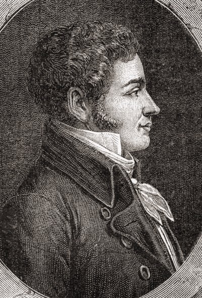 Marc David Alba Lasource z „Histoire de la Revolution Francaise“ od Louise Blanca (1811-82) od French School