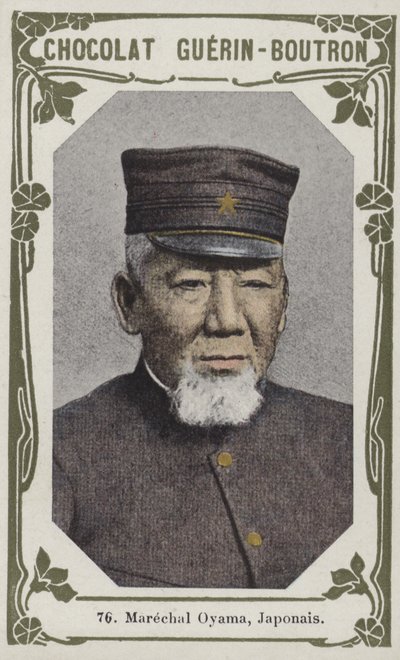 Marshal Oyama, Japonec (barevná fotografie) od French School
