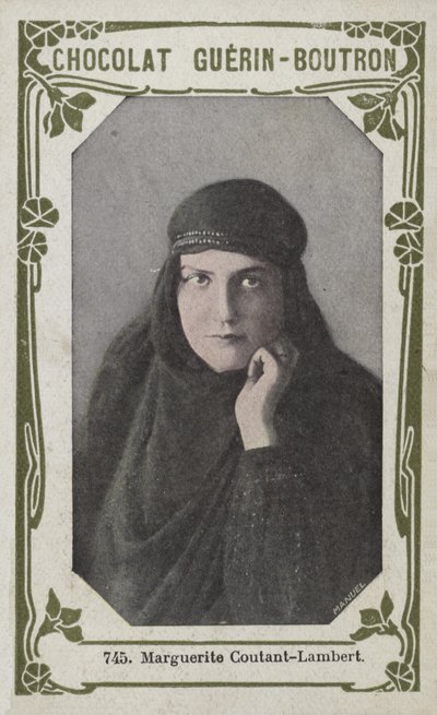 Marguerite Coutant-Lambert (barevná fotografie) od French School