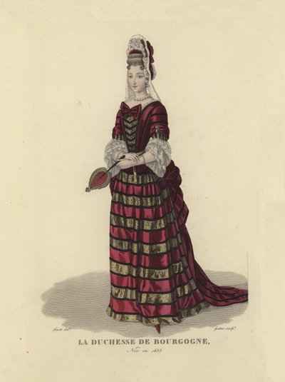 Marie-Adelaide Savojská, vévodkyně Burgundská od French School