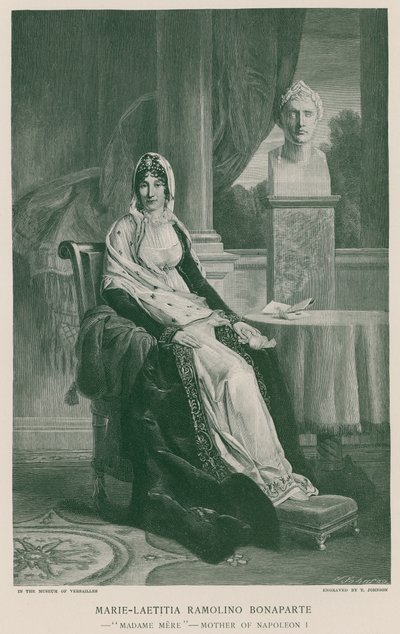 Marie-Laetitia Ramolino Bonaparte od French School