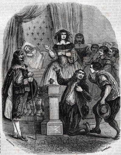 Marie de Medicis (1573-1642), královna Francie a regentka království pro svého syna, spící v posteli - Marie de 