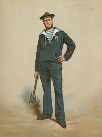 Marine, Equipage od French School