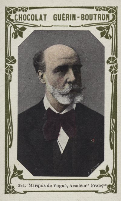 Marquis de Vogue, Francouzská akademie (barevné foto) od French School