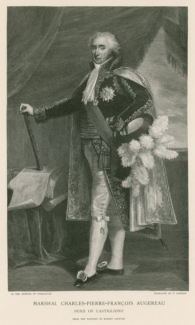 Maršál Charles-Pierre-Francois Augereau od French School
