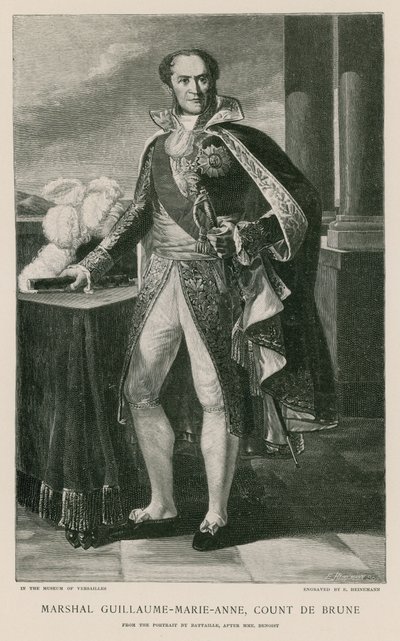 Maršál Guillaume-Marie-Anne, hrabě z Brune od French School