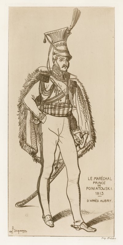 Maršál princ Poniatowski, 1813 od French School