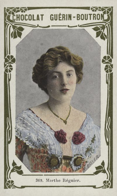 Marthe Regnier (barevné foto) od French School