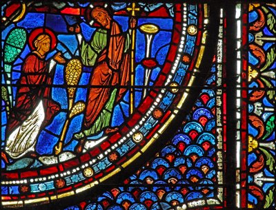 Mary Magdalene window: The Resurrection - Noli Me Tangere (w46) od French School