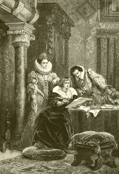 Mary de Medici, Concini a Leonara Galigai od French School