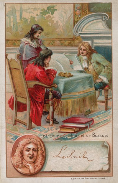 Setkání mezi Leibnizem a Bossuetem od French School