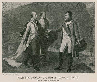 Setkání Napoleona a Františka I. po Slavkově od French School