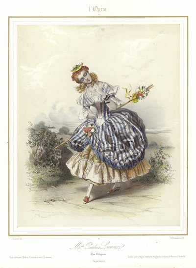 Slečna Pauline Leroux v Pas Villageois de lOpera od French School