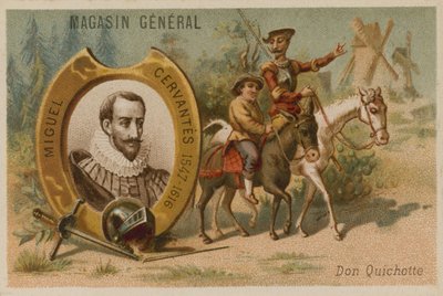Miguel de Cervantes , španělský prozaik, básník a dramatik od French School
