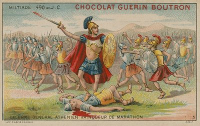 Miltiades, athénský generál a vítěz bitvy u Marathonu, 490 př.n.l od French School