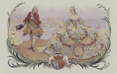 Menuet (barevný lito) od French School