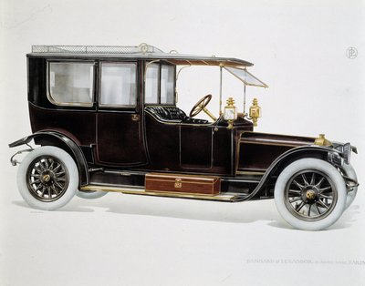 Modelová limuzína – v „“The Panhard and Levassor Establishment“ od French School