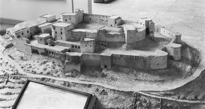 Model The Krak des Chevaliers, model od French School