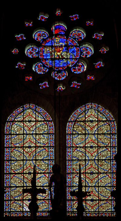 Moderní grisaille a rytíř Courtney v růži (w112) od French School