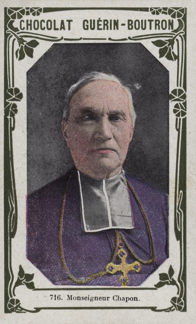 Monsignor Chapon (barevná fotografie) od French School