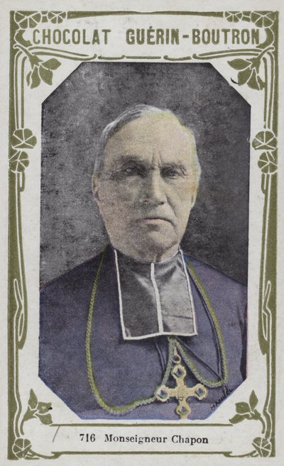 Monsignor Chapon (barevná fotografie) od French School