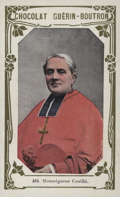 Monsignor Couille (barevná fotografie) od French School