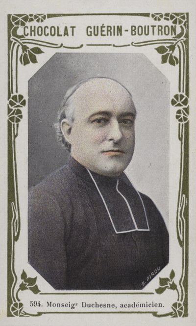 Monseigneur Duchesne, akademik (barevná fotografie) od French School