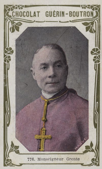 Monseigneur Grente (barevná fotografie) od French School