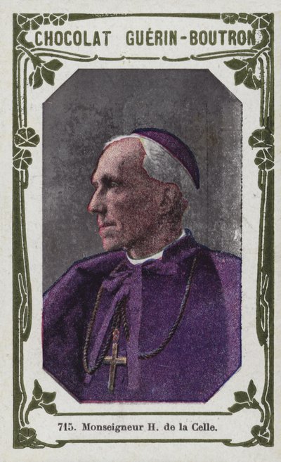 Monsignor H de la Celle (barevná fotografie) od French School