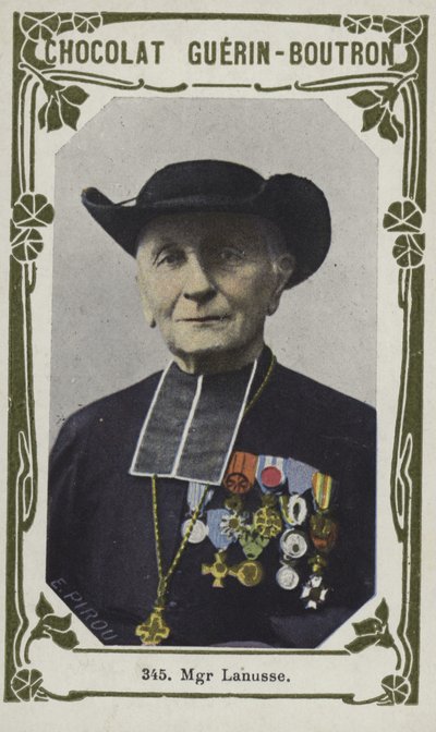 Monseigneur Lanusse (barevná fotografie) od French School