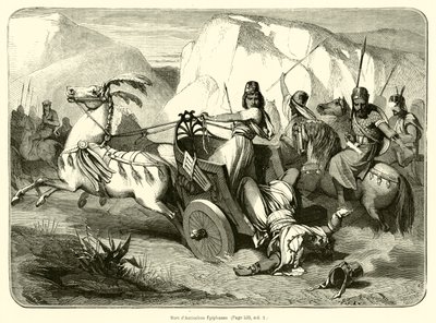 Mort de Antiochus Epiphanes (rytina) od French School