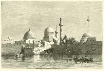 Mosquee a Mossoul (rytina) od French School