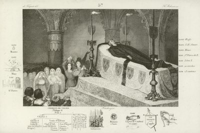 Truchlení nad smrtí francouzského Ludvíka XII., 1515 od French School