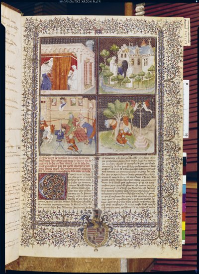 Ms 3479 t.1 f.1 Příběh Lancelota a hledání Svatého grálu, z Livre de Messire Lancelot du Lac od French School
